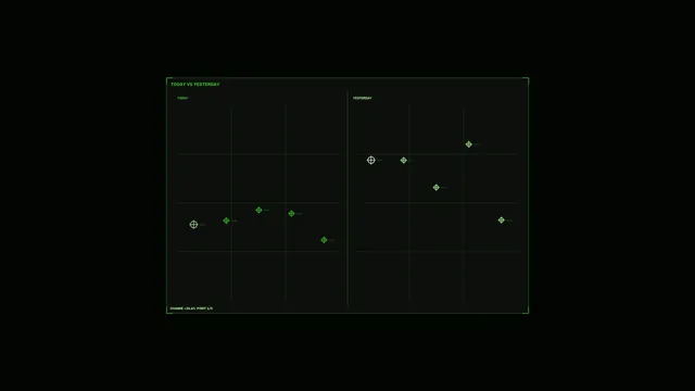 Green coordinate grid on a black field — coordinate grid wallpaper at 3840x2160