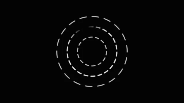 Concentric dashed circles in a field of black — concentric circles wallpaper at 3840x2160
