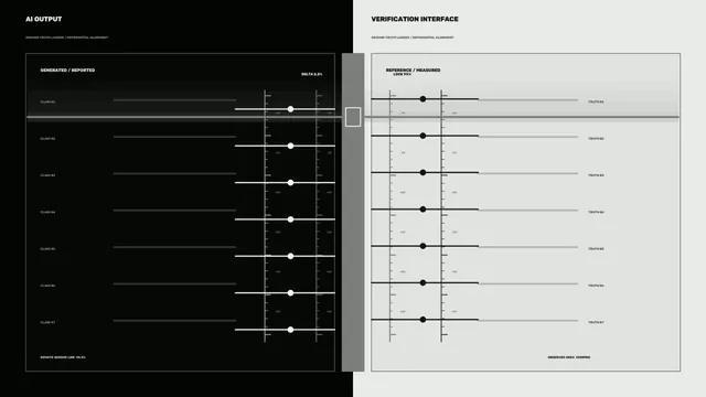 Split black and white verification interface — verification interface wallpaper at 3840x2160