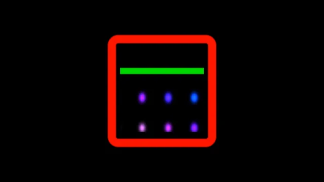 Neon grid of colored lights on black — neon grid wallpaper at 3840x2160