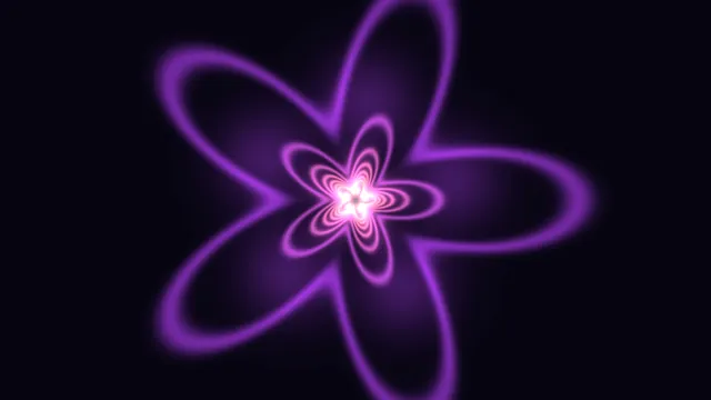 Violet luminous loops around a radiant center — violet wallpaper at 3840x2160