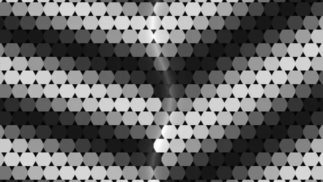 Monochrome Hexagon Bands with a Central Glow — hexagon wallpaper at 3840x2160
