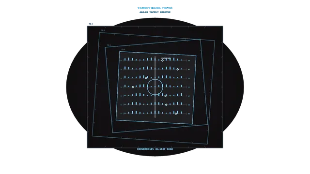 Cyan target grid on a dark field — cyan wallpaper at 3840x2160