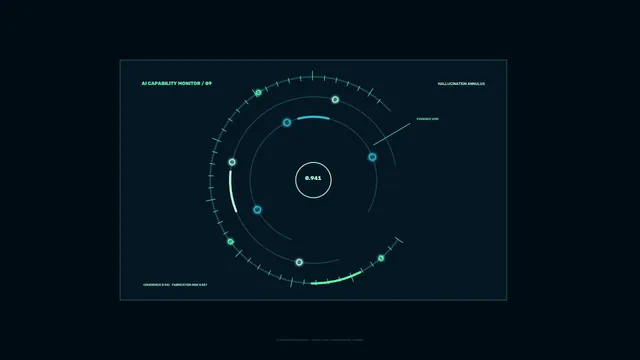 Neon orbital diagram on a midnight field — orbital diagram wallpaper at 3840x2160