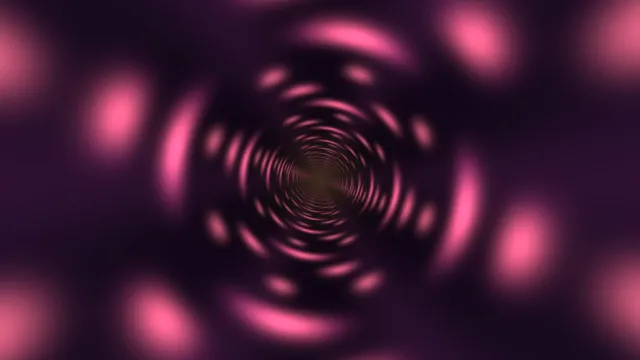 Pink concentric light tunnel in deep violet — concentric rings wallpaper at 3840x2160