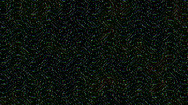 Chromatic wave lines across a black field — wave lines wallpaper at 3840x2160