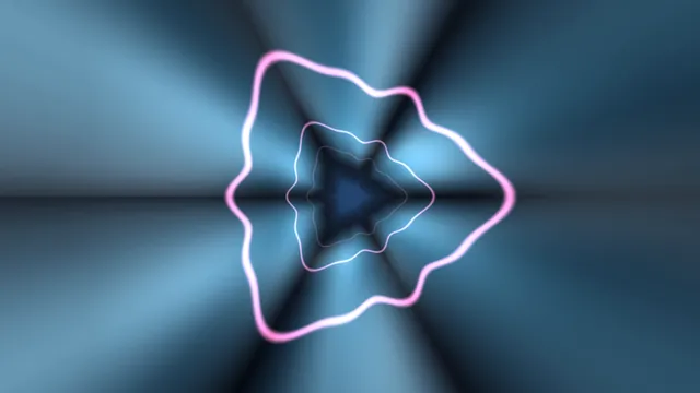 Pink contour in a blue light field — abstract wallpaper at 3840x2160