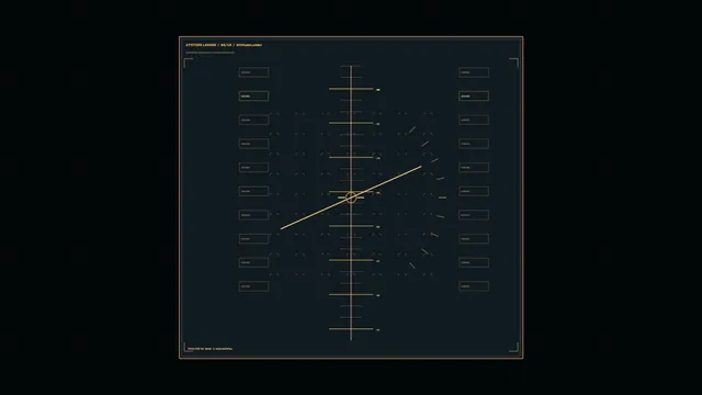 Attitude ladder in amber and midnight blue — attitude ladder wallpaper at 3840x2160