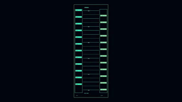 Neon Epoch Timeline on a Dark Field — epoch wallpaper at 3840x2160