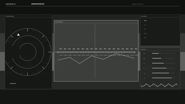 Monochrome Flight Instrument Interface — flight interface wallpaper at 3840x2160