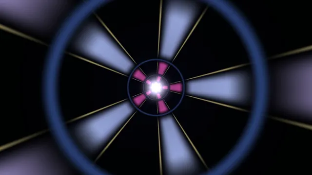 Concentric rings and radial light in violet space — concentric rings wallpaper at 3840x2160