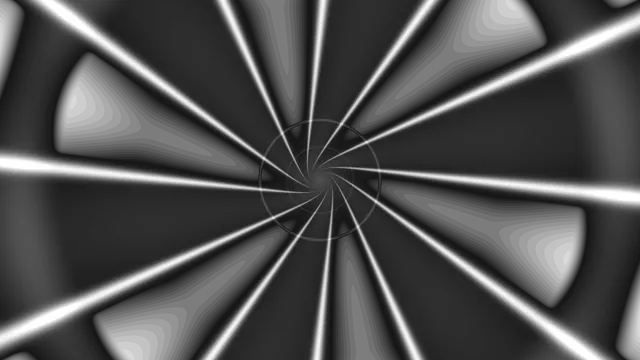 White Spiral Rays Across a Charcoal Field — spiral rays wallpaper at 3840x2160