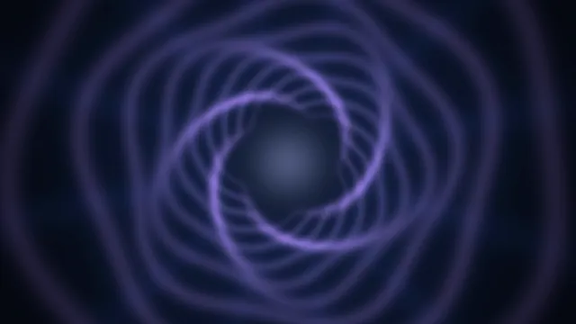 Violet Orbital Rings in Deep Blue Space — violet wallpaper at 3840x2160