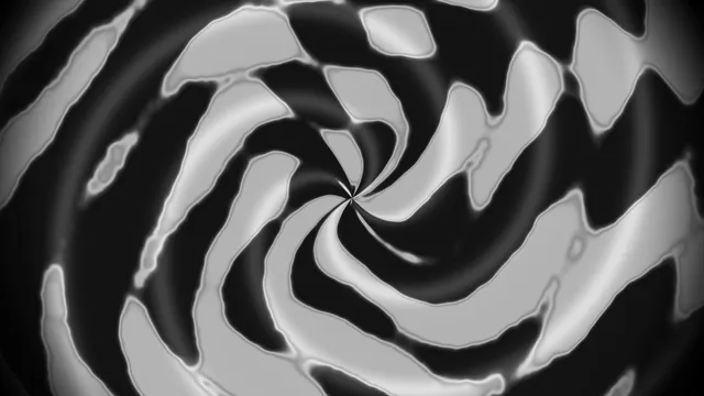 Monochrome spiral of fluid light and shadow — monochrome wallpaper at 3840x2160