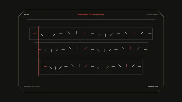 Mechanical Vector Targeting Interface — interface wallpaper at 3840x2160