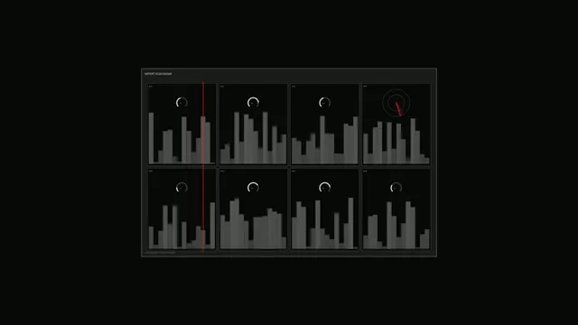 Dark radar dashboard with red signal line — radar dashboard wallpaper at 3840x2160