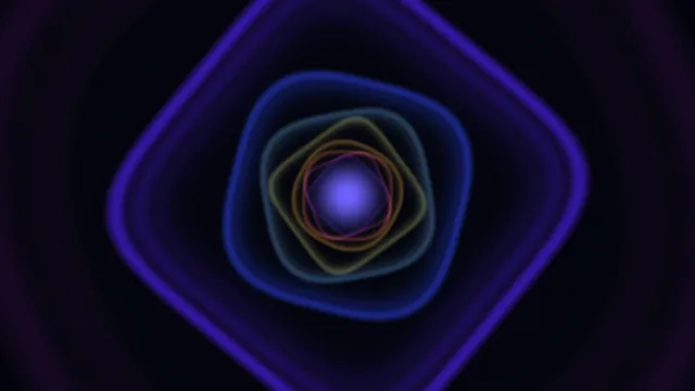 Nested luminous loops around a violet core — nested loops wallpaper at 3840x2160