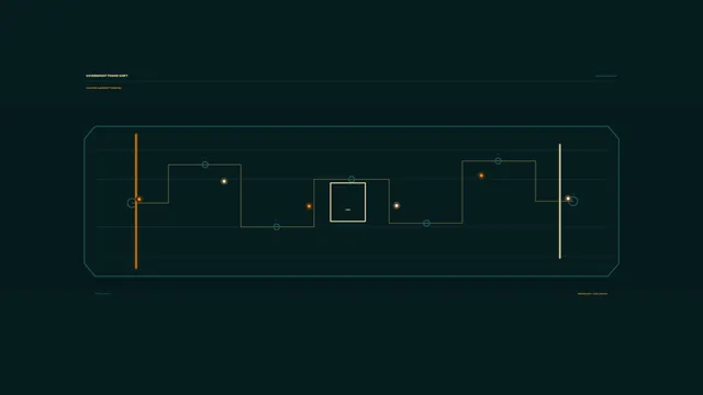 Dark teal geometric power diagram — geometric diagram wallpaper at 3840x2160