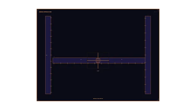 Amber Technical Diagram on a Midnight Field — technical diagram wallpaper at 3840x2160