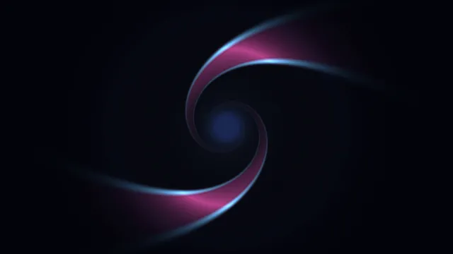 Magenta spiral arc in a field of midnight blue — spiral wallpaper at 3840x2160