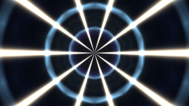 Radiant white spokes across blue-black space — radial beams wallpaper at 3840x2160