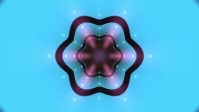 Luminous violet rosette on a cyan field — violet rosette wallpaper at 3840x2160