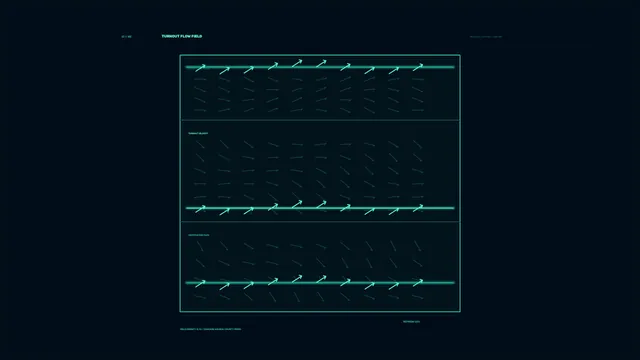 Teal vector fields on a midnight grid — teal wallpaper at 3840x2160