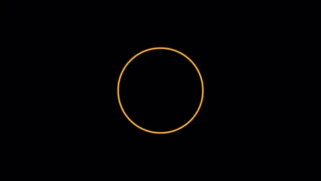 Amber ring suspended in black space — amber ring wallpaper at 3840x2160