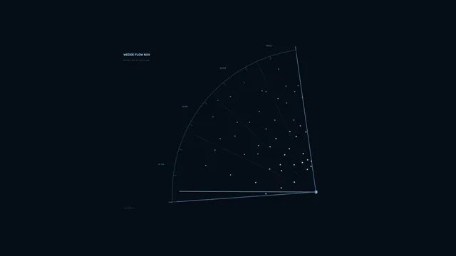 Orbital arc diagram in midnight blue — orbital diagram wallpaper at 3840x2160